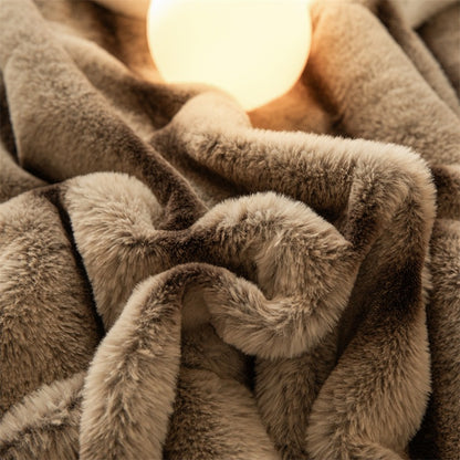 Maurice Faux-Fur Blanket Throw