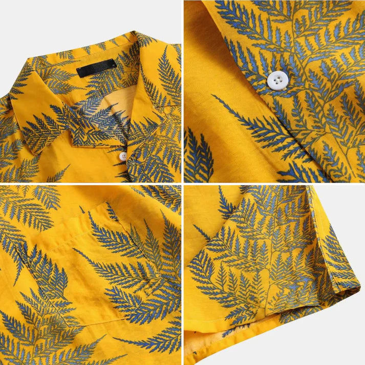 Mitchell™ Sunny Fern Hawaiian Shirt