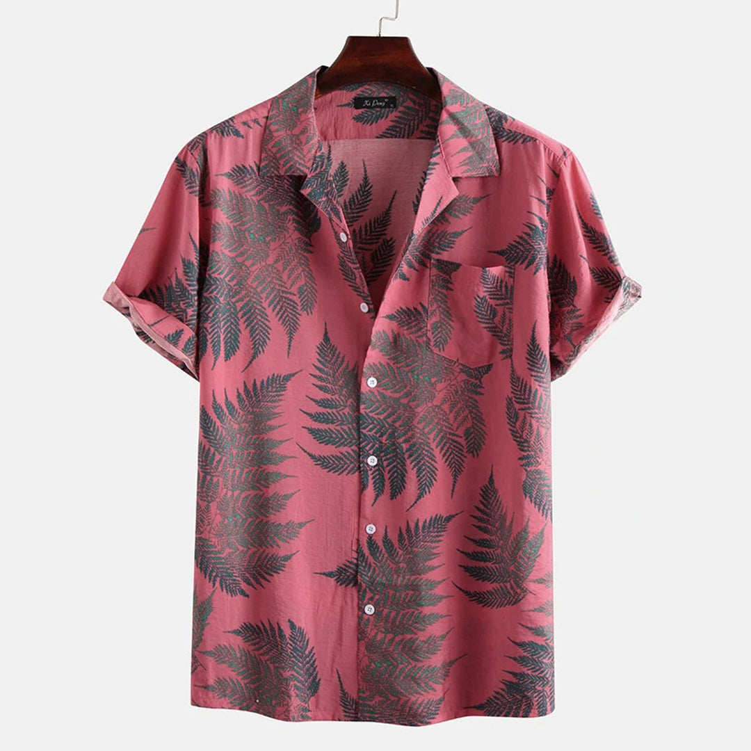 Mitchell™ Sunny Fern Hawaiian Shirt