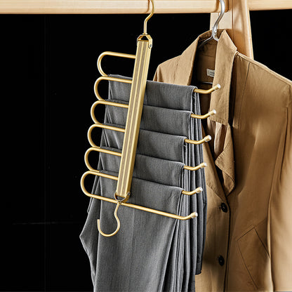 DesignTod™ Golden Space Saving Pants Hanger