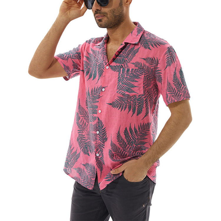 Mitchell™ Sunny Fern Hawaiian Shirt